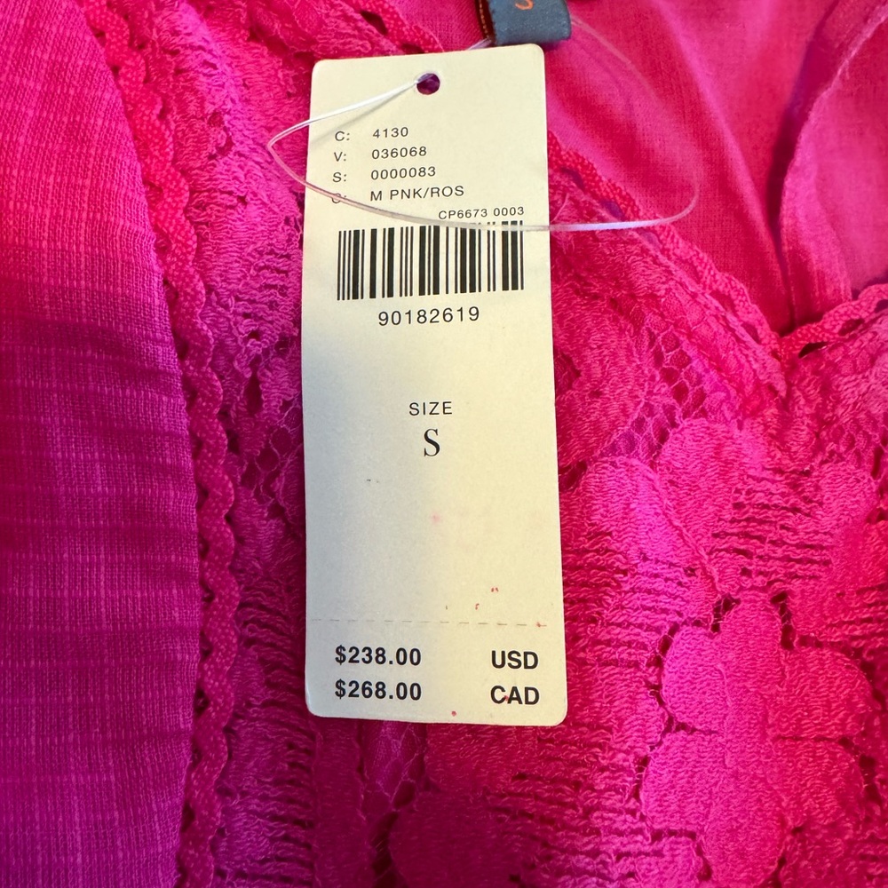 NWT Anthropologie pink dress - Picture 7 of 8